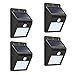 Binval Solar Lights 8 LED Waterproof Wireless Motion Sensor Security Wall Light for Outdoor Patio Deck Yard Garden Fence Driveaway(1-pack).
