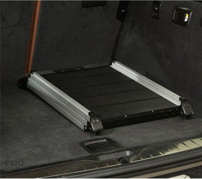 Zusammenklappbare Alu-Teleskop-Hunderampe (geeignet für Hunde bis 85 kg) - perfekt, um Ihrem Hund in und aus dem Auto zu helfen