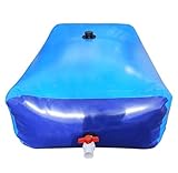 Hay un agujero del grifo y de riego, que puede ser conectado a las tuberías de agua y otros accesorios, como un almacenamiento de agua no potable y circulando colector de agua de lluvia, adecuado para jardines, construcción, camping, granjas