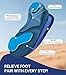 Cloudflo Plantar Fasciitis Insoles for Men Women,High Arch Support for Pain Relief,Shoe Inserts Orthotic for Flat Feet,Work Boot Insoles for Shock Absorbing Inserts (Fit for Standing All Day) DB-XL