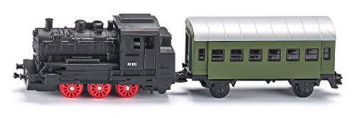 Preisvergleich Produktbild Siku 1657 - Dampflok mit Personenwagen