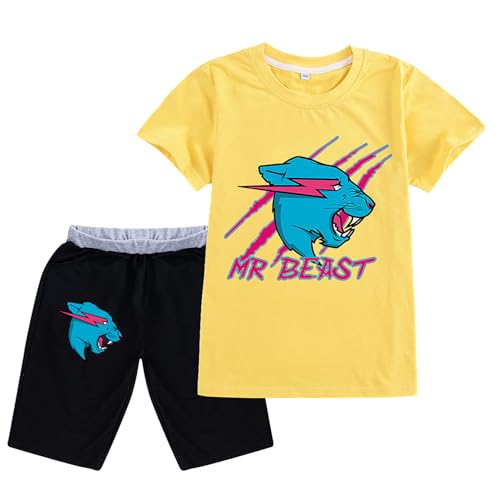 [Gondidon] Mr.Beast ~X^[r[Xg TVc  Zp q pW} ㉺Zbg LbY  ʋC _炩 lC Sn悢 pW}Zbg 풅 X|[c [EFA  EWEFA 150CM