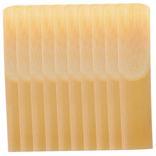 Totority 10個サックスリード 交換用 リード 強のあるコンパクト設計 初心者からプロまで対応 サックスアクセサリー 演奏会や練習用