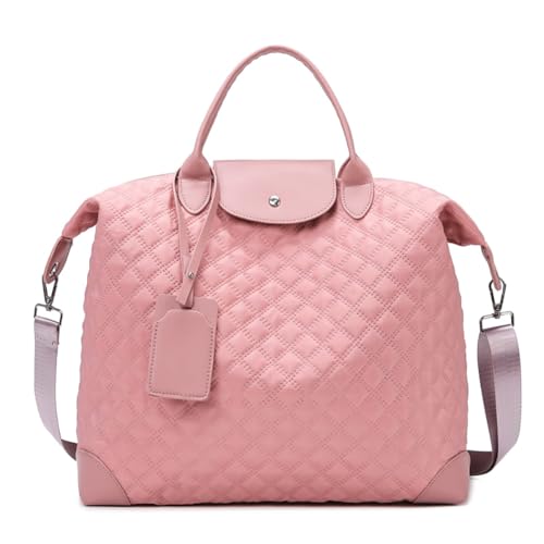 Travel Duffel Bag For Women Business Bags Overnight Bags Travel Weekender Bags Pink