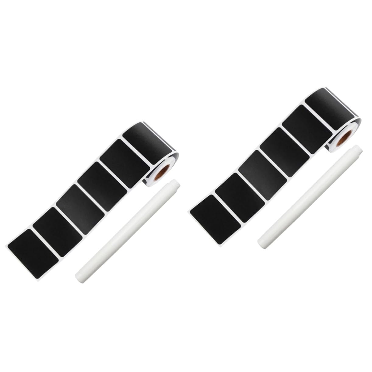 Tofficu 2 Set Di Etichette Adesive Per Bottiglie Di Spezie Adesivi Riutilizzabili Per Lavagna Per Cucina Ufficio Bar 150 Pezzi * 2