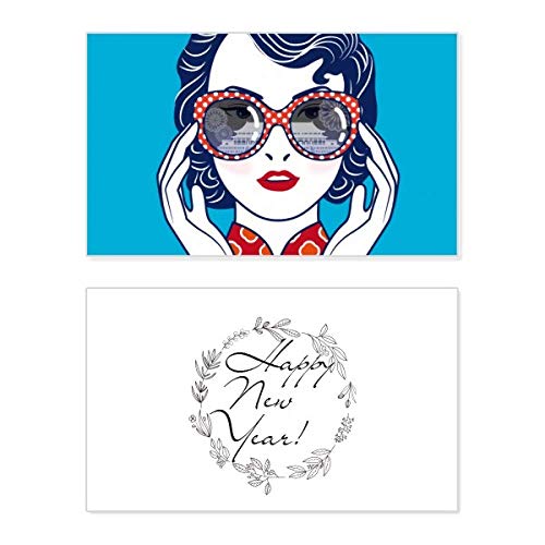Tarjeta del Año Nuevo Chino con mensaje para decorar y compartir bendiciones