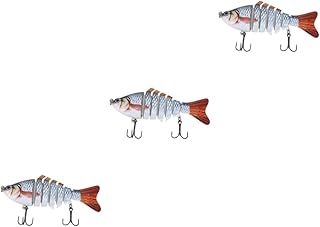 BESPORTBLE 3pcs bass Lures Fishing baits Fishing Lures for bass Fishing Gear bass Fishing Lures Fishing Artificial Lures Striped bass Fixture