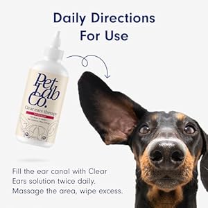 PetLab Co. - Clear Ears Therapy Ear Cleaner for Dogs - Supporting Yeast, Itchy Ears & Healthy Ear Canals - Alcohol-Free Dog Ear Wash - Optimized Dog Ear Cleaner Solution - Packaging May Vary PetLab Co Clear Ears Therapy Ear Cleaner for Dogs Supporting Yeast Itchy Ears Healthy Ear Canals Alcohol Free Dog Ear Wash Optimized Dog Ear Cleaner Solution Packaging May Vary