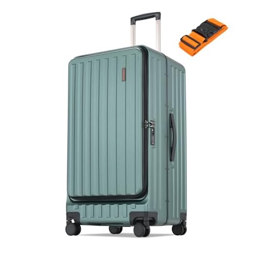 Best luggage store in los angeles for trunk Lightweight CENSIEN 29 Inch Suitcase for Adventure