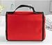 PAXLAMB First Aid Bag First Aid Kit Empty Medical Storage Bag Red Trauma Bag for Emergency First Aid Kits Car Workshop Cycling Outdoors (Red Folding)