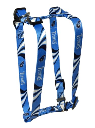 Rico Tennessee Football Titans Large 1 Inch Wide Adjustable Dog Harness - 20