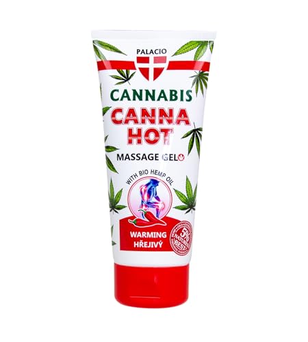 PALACIO Gel de masaje de cáñamo caliente CANNAHOT, tubo, 200 ml
