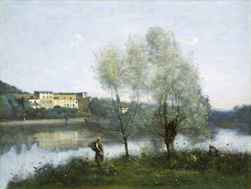 Jean Baptiste Camille Corot Ville d'Avray affiche grand format