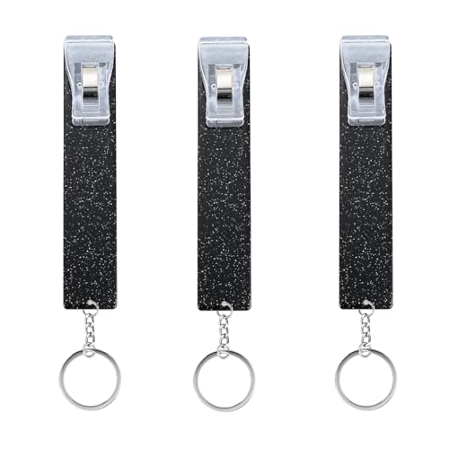 Image of 3PCS Credit Card Puller, Cute Debit Bank Card Grabber for Long Nails ATM Keychain Women with Plastic Clip