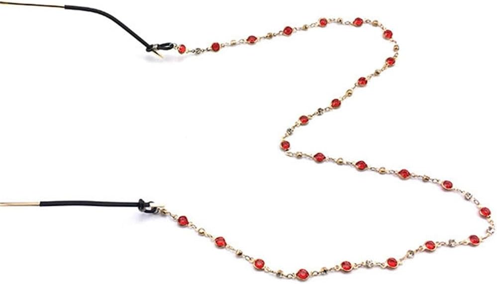 Large Beaded Mouthpiece Necklace Eyeglasses Chain Lanyard Accessories Anti-Loss Rope