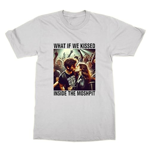 T-shirt What If We Kissed Inside The Moshpit haut grunge streetwear