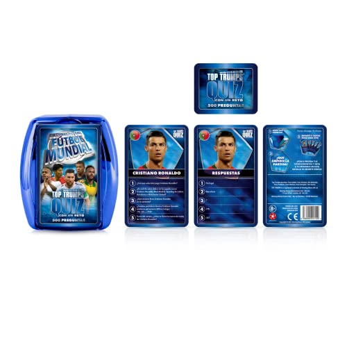 Top Trumps Quiz Jugadores De Fútbol - Juegos Infantiles: Trivia para 2+ Jugadores Desde 8 Años - ¡Adivina Preguntas sobre Tus Futbolistas Favoritos Y GANA! Ideal para Tu Colección De Fan. - imagen 8