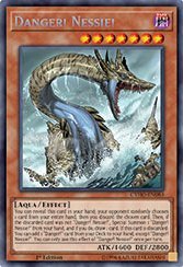 Amazon.com: Yu-Gi-Oh! - Danger! Nessie! - CYHO-EN083 - Secret Rare