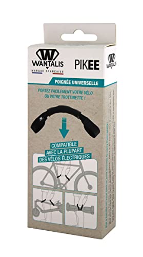 Wantalis PIKEE01 Universal Fahrradträger Transportgriff für Fahrrad mit Verstärktem Klettverschlusshaltesystem