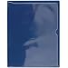 StoreSMART - Paperwork Organizers - 10-Pack - Blue Plastic Back, Clear Plastic Front - Heavy Duty - PF8511PQB-10