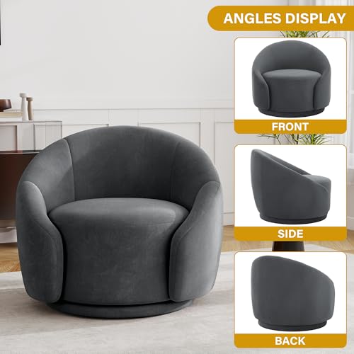 Sillón Plegable Terciopelo Gris miniatura 7
