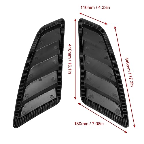 Écope décorative et prises d'air de capot Ford Mustang 2015-2017