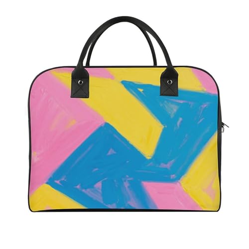 Travel Bag Lightweight Overnight Bag Portable Red Cliffs & Vistas Print Tote Bag For Women And Men