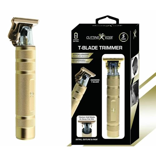 P L-RA Rechargeable Men's Zero Gap T-Blade Trimmer - 4 Guide Combs: with Lengths Ranging from 1 to 4 Mm, You Can Easily Customize Your Trim to Suit Different Hair Lengths and Styles