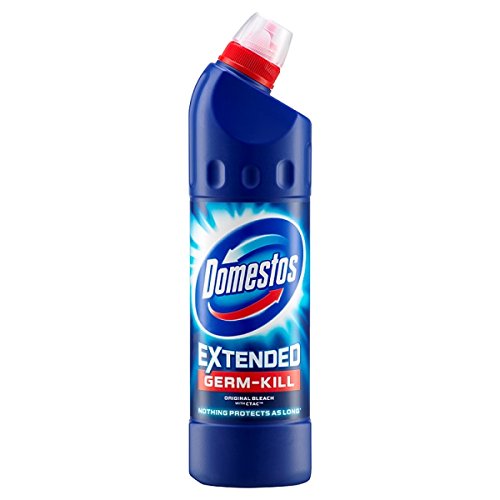 Domestos Bleach 750 ml Bottle, Original – Pack of 3 x 750 ml