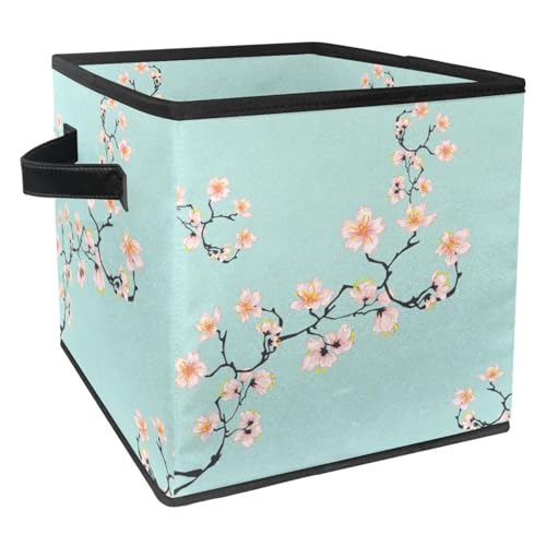 Cube de rangement fleurs de cerisier idéal pour placard et chambre