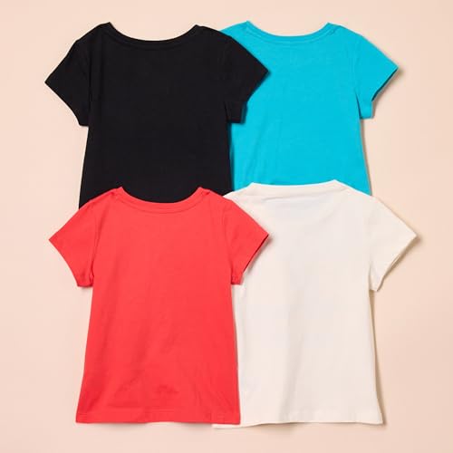 Image of Amazon Essentials Girls and Toddlers' Short-Sleeve T-Shirts