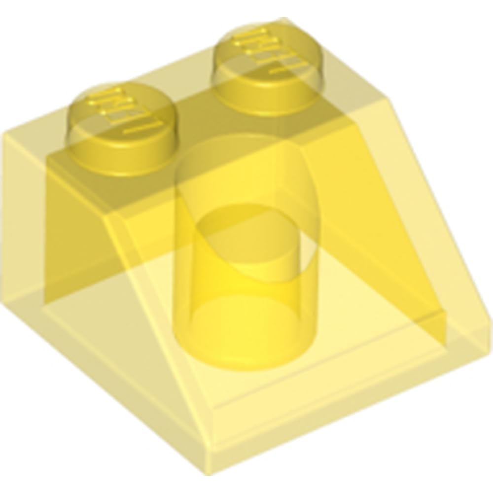 LEGO Slope 45 2 x 2, Part 3039, Part 3039, Choose Your Colour (Trans-Yellow, 10, Bricks)