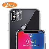 Camera Lens Protector Compatible for iPhone Xs X Xs max - [2 Pack] ICHECKEY Super Clear Ultra HD Back Camera Lens Tempered Glass Screen Cover Film Shield for Apple iPhone Xs/X/Xs max