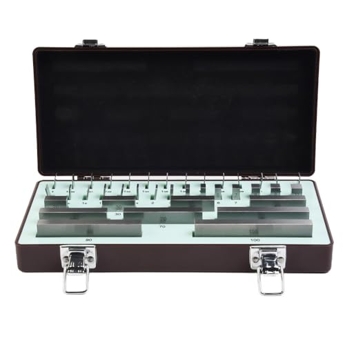 HSS Messblock Set 38-teilig Güteklasse 0/1 für Präzisionsmessung mit Prüfzertifikat (Stufe 1)