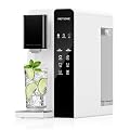 FETIONS CT2 Reverse Osmosis Water Filter Countertop, 5-Stage RO Water Filtration System, Water Purifier for Home, No Installation, 4: 1 Pure to Drain