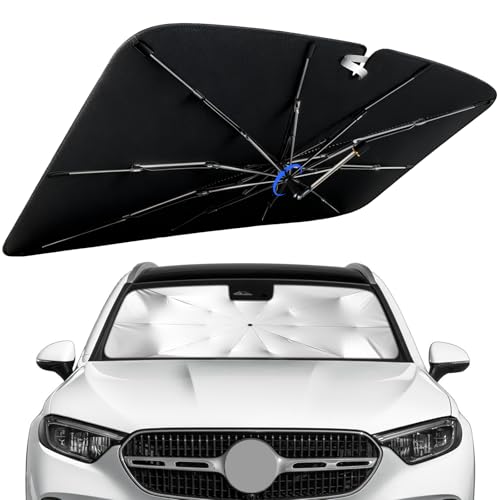 Windshield Sun Shade for Benz GLC-Class 2016-2026 with 360° Rotating Shaft