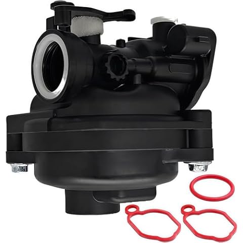 799583 Carburetor Fit for Briggs and Stratton Lawnmower engine 300E 450E 500E 550EX 500 125cc 140cc 08P502 8P502 09P602 9P602, for 593261 595656 591979 591160 Cover