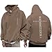 Lubpow Christian Hoodies for Men Inspirational Religious Faith Cross Sweatshirts Vintage Bible Verse Graphic Hoodie Pullover(Coffee,M)