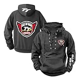 Sudaderas con Capucha De Manga Larga para Hombre De I.s.l.e of M.a.n T..T Ropa Deportiva Gráfica Chaquetas-SHS||m