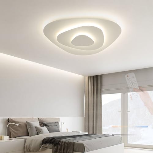 Lampe de plafond moderne blanche pour apaiser la chambre à coucher