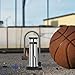 CAQYPVH Bike Floor Pump Portable Inflator Pump for Bikes Swimming Rings Motorcycles, Silver