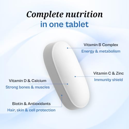 Image of Tata 1mg Multivitamin for Men | 13 Vitamins, 10 Minerals, Zinc & Magnesium | Energy, Immunity, Vitality & Muscle Strength | 60 Tablets | 1 Per Day
