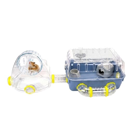 Ferplast Cage pour hamsters COMBI 2, habitat pour petits rongeurs, plastique robuste, toit avec grille qui s'ouvre, tunnel et module de jeux, accessoires...