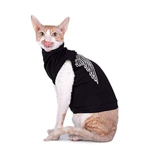 Kotomoda Katzen Kleidung Warm Turtleneck Maxi SILBERFL№Gel (L)