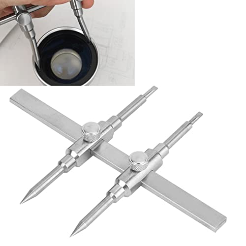 Zunate Camera Lens Openning Repairing Tool Kit, Stainless Steel Lens Spanner Wrench, Double Head Arc, Dual Tip Camera Lens Repair Spanner for Disassemble 10-130mm Lens