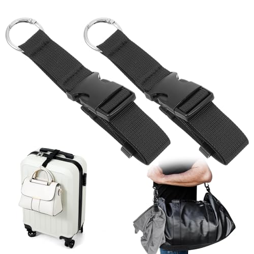 Heavy Duty Black Luggage Straps