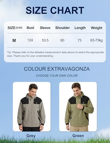 Image of Venzina Men's Slim-Fit Breathable Sun Hoodie -UPF 50+ Ultra-Lightweight Wind-Resistant Jacket with Visor, Color-Block Design, Black Cuffs & Adjustable Hem for Cycling,Commute,Outdoor