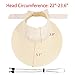 Bienvenu Straw Hats for Women Sun Visors Packable Sun Hat Women,Beige_Big