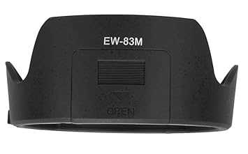 FND Camera Lens Hood Replacement for Canon Camera Lens, Bayonet Mount, Made ABS (EF 24-105 3.5-5.6 is STM Lens ONLY - EW 83M)