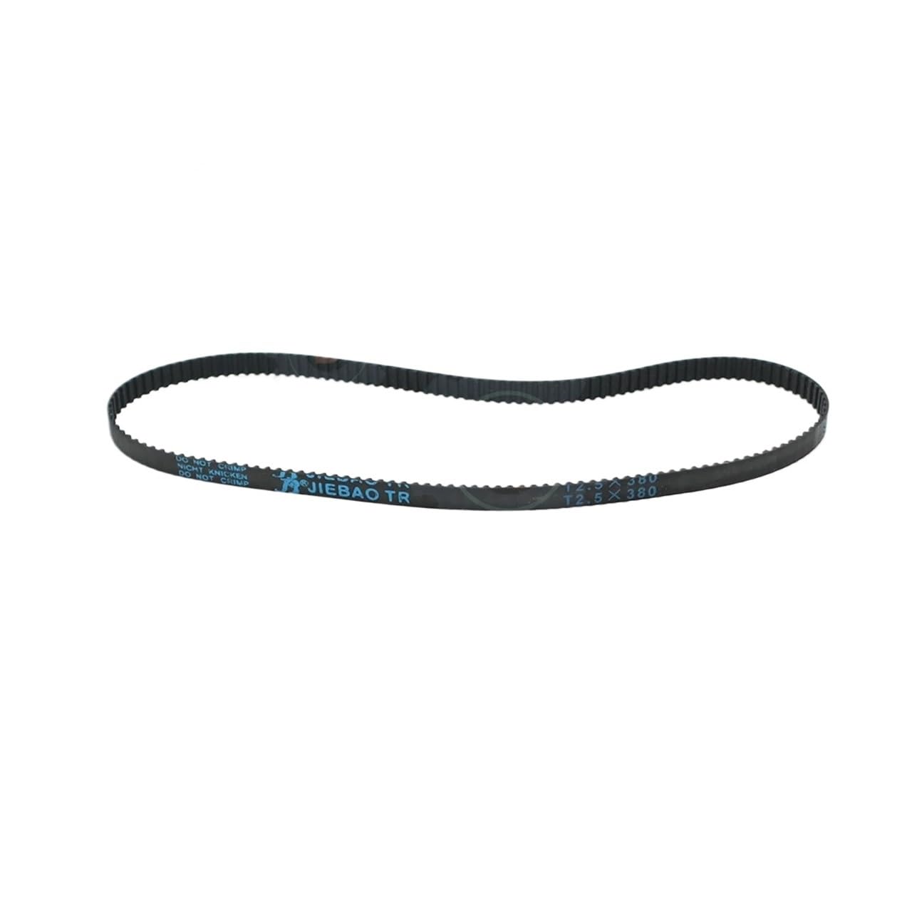 1 cinghia dentata T2.5, lunghezza da 305 mm a 480 Passo 2, Larghezza 6/10/15/20 Sincrono. Anello chiuso in gomma(T2.5-400mm,Belt width 20mm)